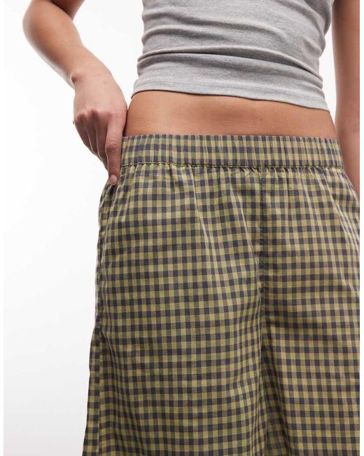 Collusion Green Unisex Longline Short