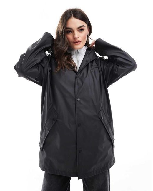 Hunter Black Jo Pu Anorak Jacket
