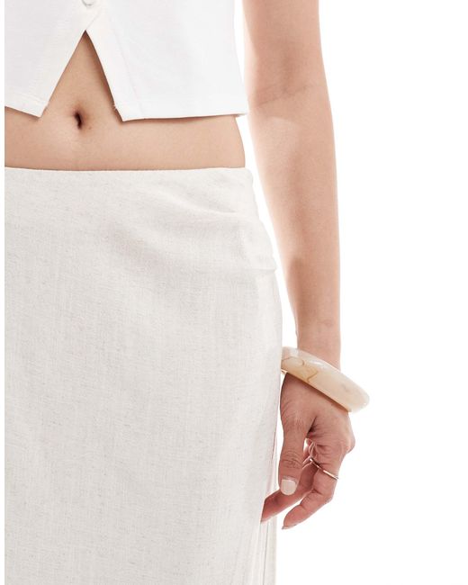 Stradivarius White – midirock