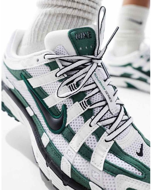 Zapatillas De Deporte Blancas Y Verdes P 6000 De Nike de color Blanco Lyst