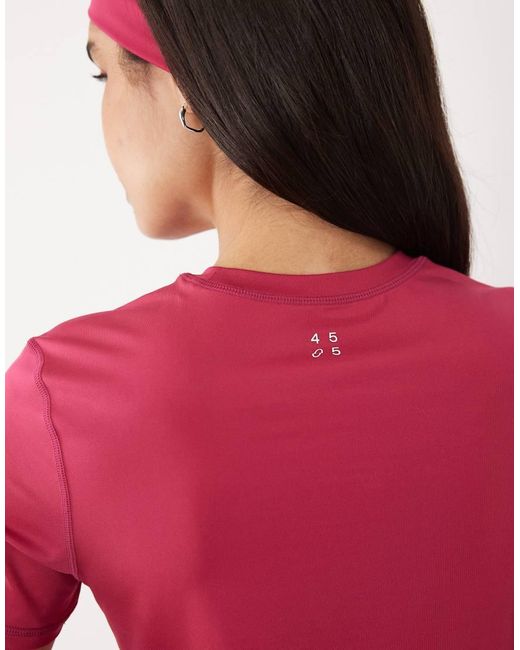 4505 Red Icon Active Quick Dry Performance T-shirt