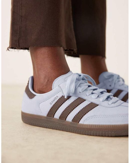 Adidas Originals Brown Samba Og Trainers