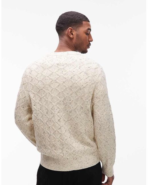 DOUBLE A by WOOD WOOD Natural Lamin Sweatshirt for men