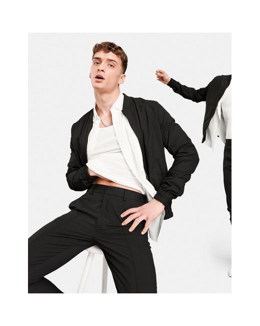 mens smart bomber jacket