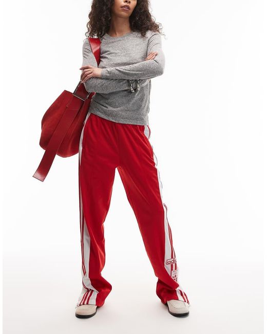 Adidas Originals Red Adibreak Track Pants