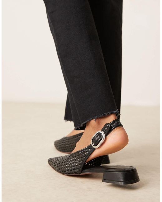 ASOS Black Leonora Slingback Ballet