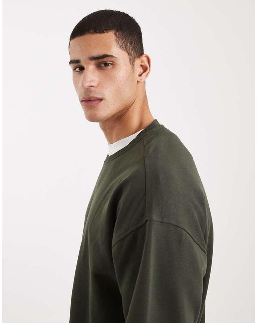 New Look Black Oversized Sweatshirt for men