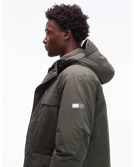 Tommy Hilfiger Gray City Parka Jacket for men