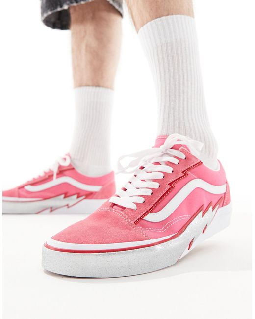 Vans Pink Old Skool Bolt Sneakers