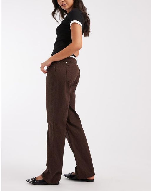 Mango Black Teen Straight Leg Jean