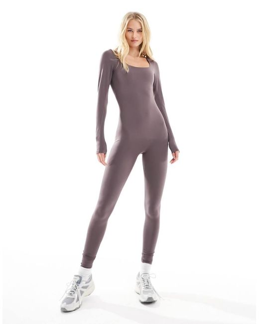 4505 White Tall Square Neck Soft Touch All