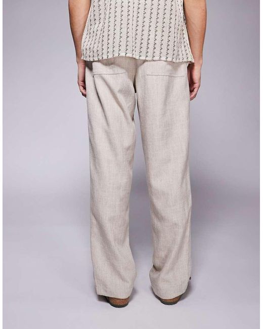 ASOS Baggy Broek Met Trekkoord in het Gray voor heren