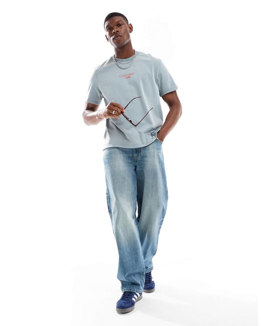 Calvin Klein Calvin klein – t-shirt in Blue für Herren