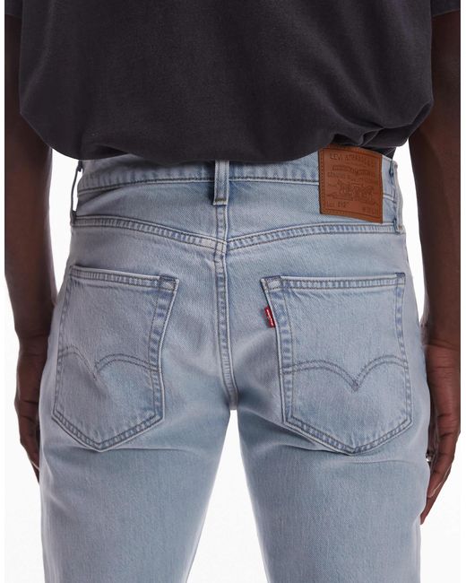 Levi's – 512 – schmal zulaufende jeans mit schmalem schnitt in Blue für Herren