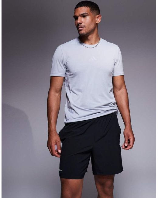 Adidas Originals Blue Adidas Training Tech Shorts for men