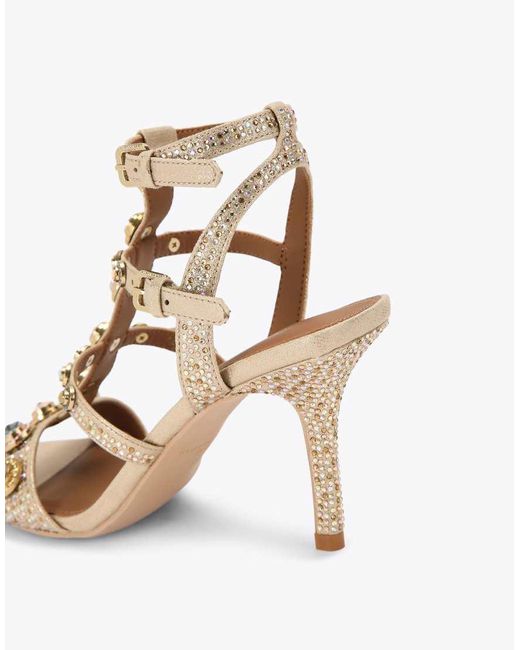 Kurt Geiger Metallic Octavia Gladiator Sandal Heeled Sandals