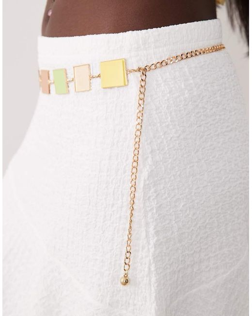 South Beach Natural Resin Chain Belt