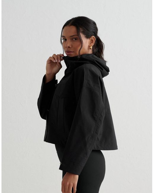 Veste imperméable Aim'n en coloris Black