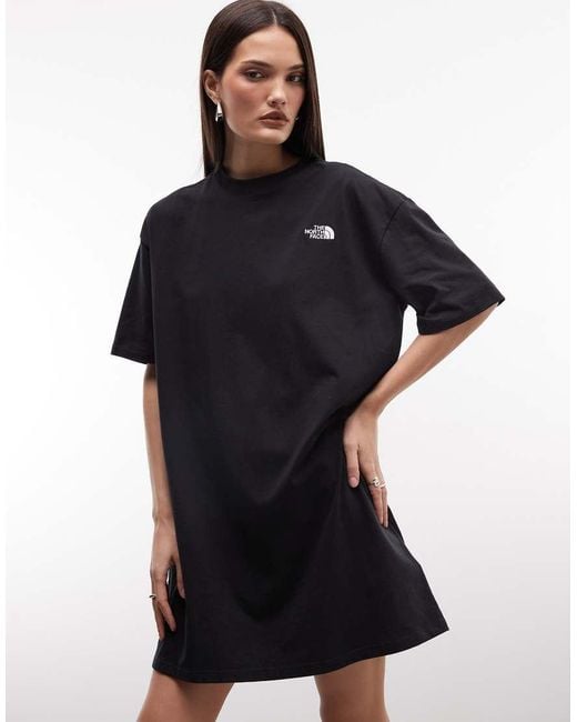 The North Face Black Evolution Simple Dome Logo T-Shirt Dress