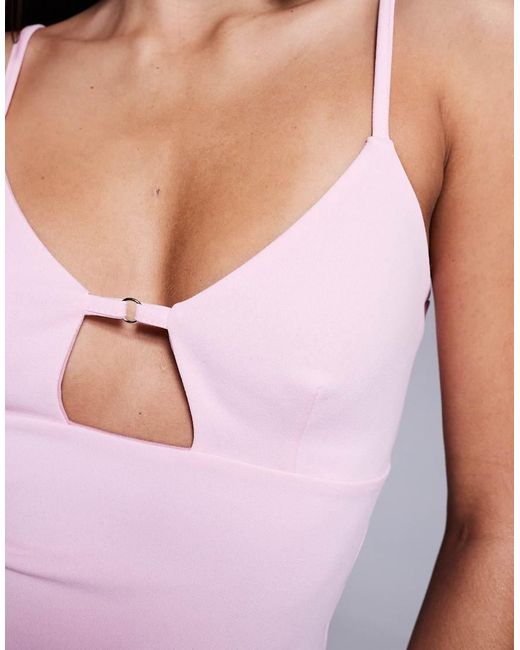 ASOS Pink Bust Cup Cami Top