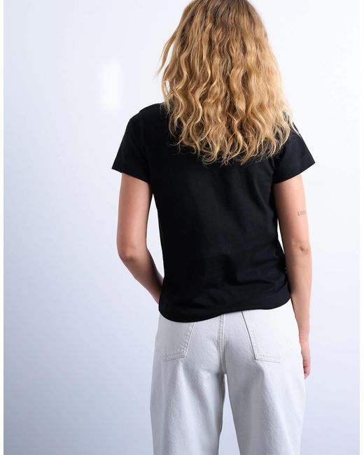TOPSHOP Black Classic Tee