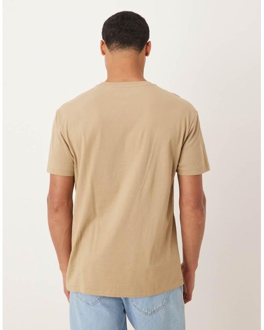 T-Shirt Classica Oversize Con Scritta E Logo Centrale A Icona di Polo Ralph Lauren in Natural da Uomo