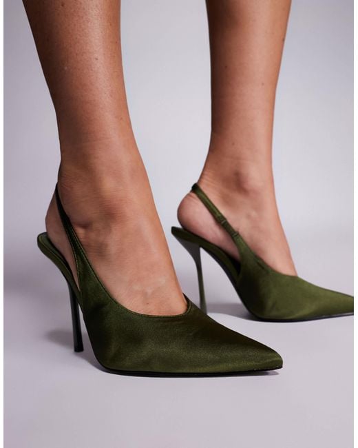 SIMMI Brown Simmi London Bexley Heeled Court Shoes