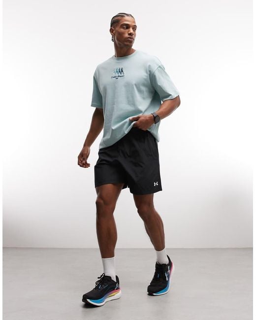 Under Armour Blue Tech Woven 7-inch Shorts for men