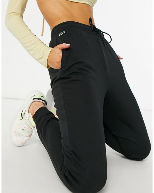 Lacoste – klassische jogginghose in Schwarz | Lyst AT