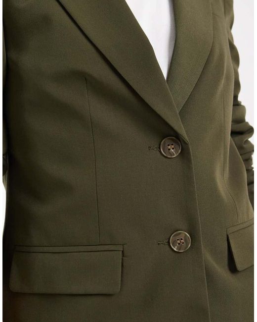 Miss Selfridge Green Cinched Blazer