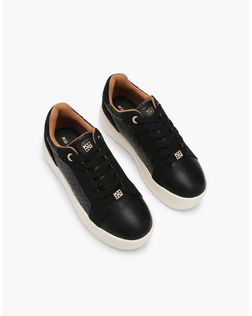 KG by Kurt Geiger Black Lighter Weave Trainers