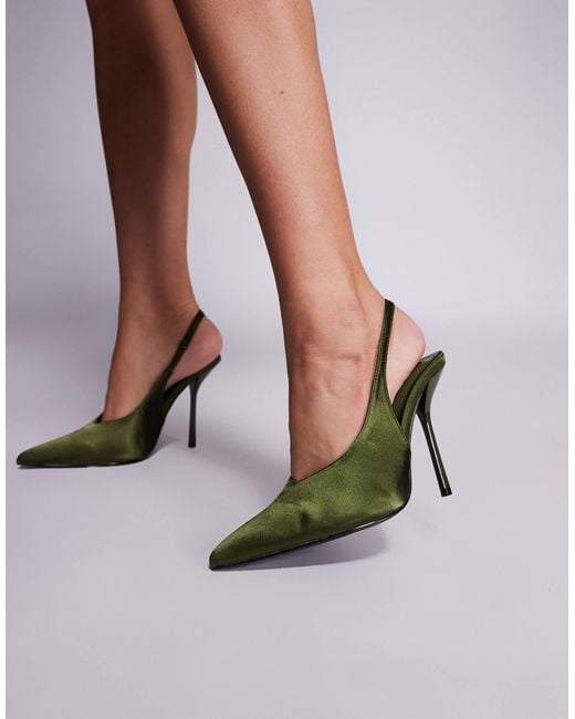 SIMMI Brown Simmi London Bexley Heeled Court Shoes