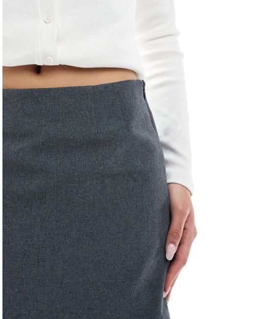 Miss Selfridge Blue Tailored Double Layer Skirt