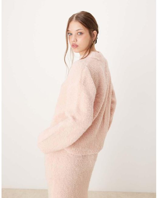 Maglione Super Soffice Chiaro di River Island in Pink