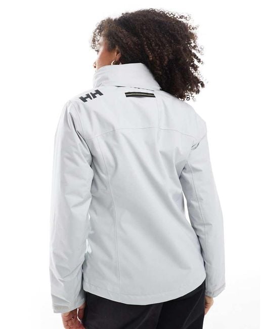 Helly Hansen White Crew Hooded Midlayer Sailing Jacket 2.0