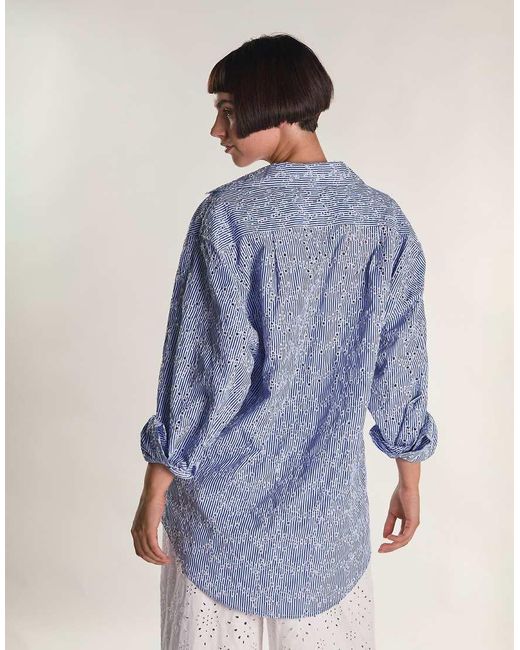 Glamorous Blue Oversize Shirt