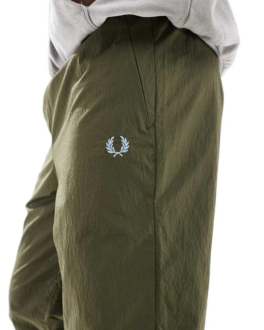 Fred Perry Co-Ord Shell Pants in Green for Men | Lyst UK