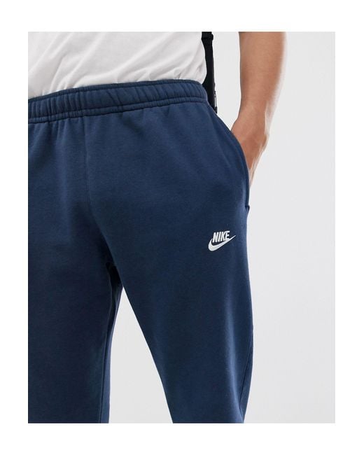 nike navy cuffed joggers