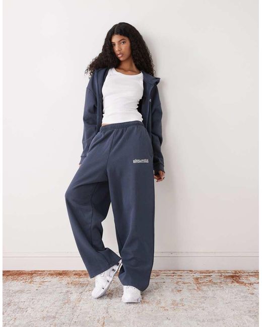 Collusion Blue Vintage Wash Oversized baggy jogger