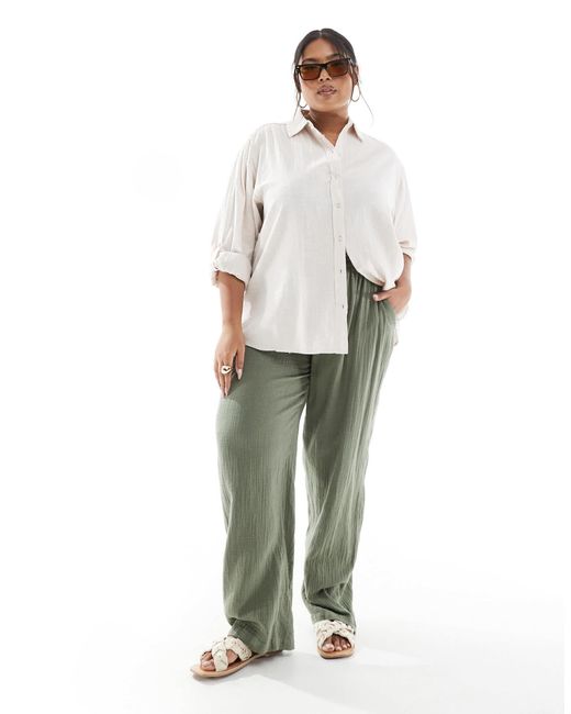 ONLY White – oversize-hemd