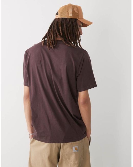 Champion Brown Crewneck T-Shirt for men