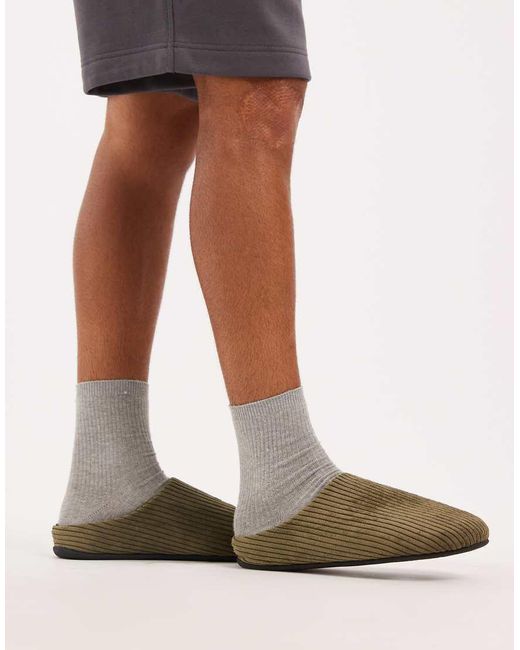 ASOS Green Mule Slippers for men