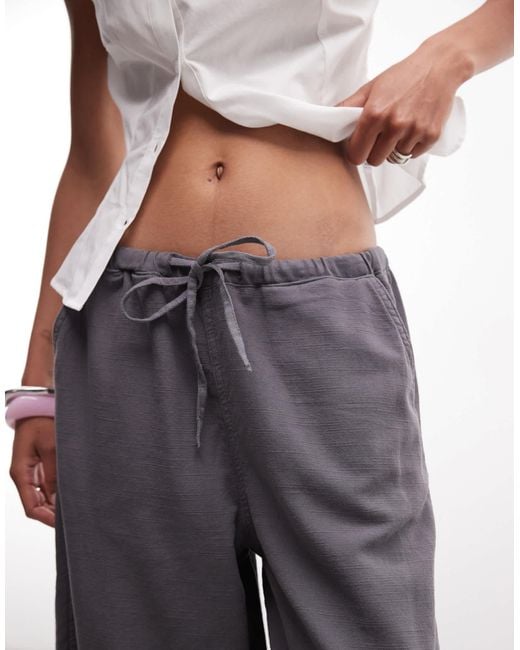 Collusion Gray Longline Jorts