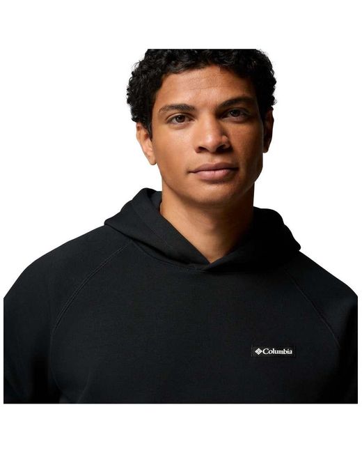 Columbia Black Dry Creek Heavyweight Hoodie for men