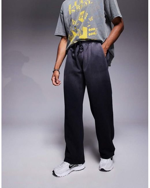 Good For Nothing Blue Straight Leg Joggers for men