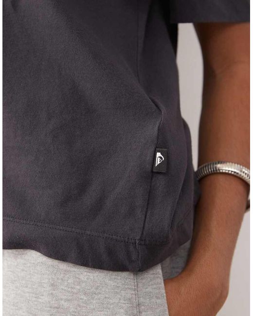 Quiksilver Gray Essential Short Sleeve T-Shirt