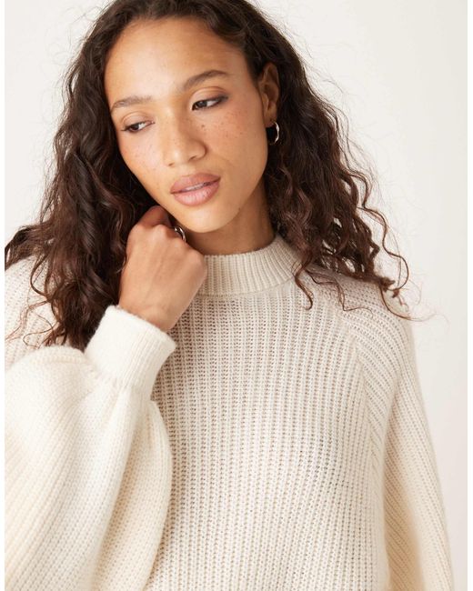 ASOS White – oversize-strickpullover