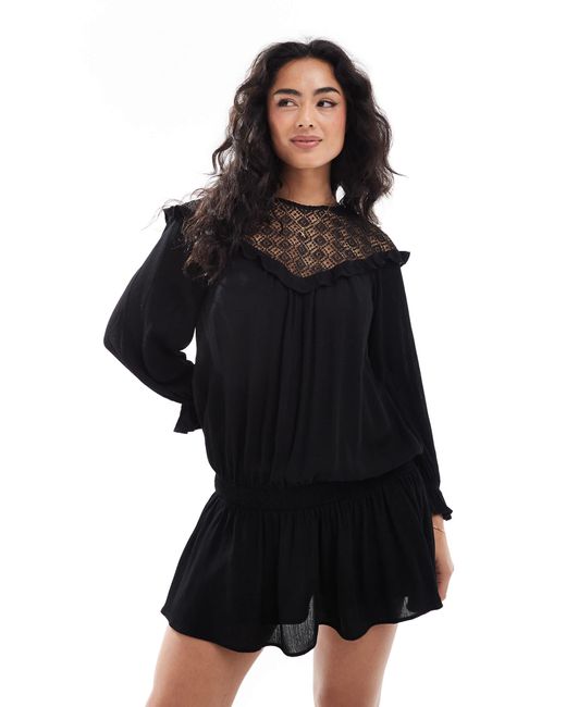 Miss Selfridge Black – minikleid