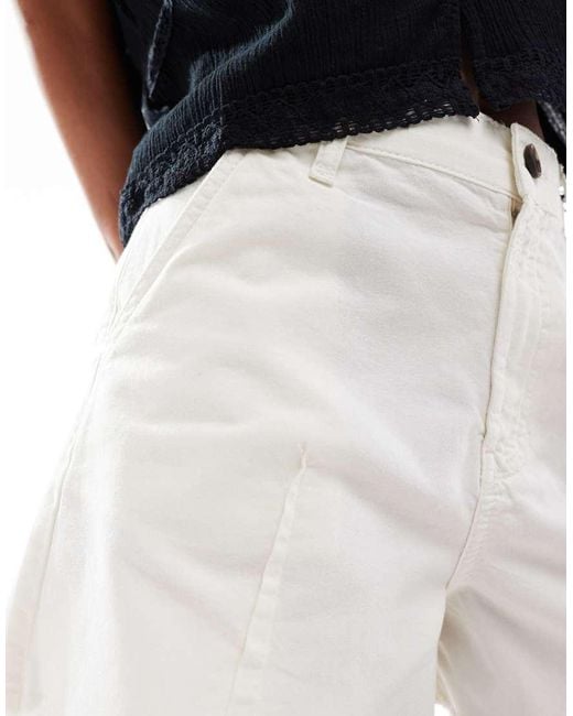 ASOS White Washed A Line Shorts