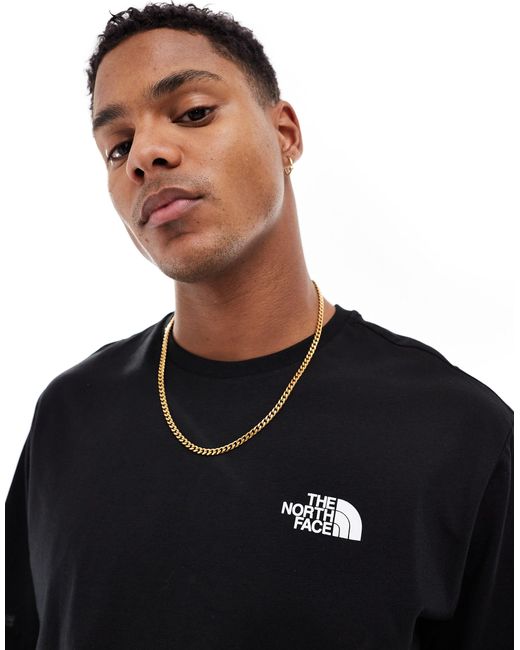 The North Face Black Camping Retro Back Graphic T-shirt for men